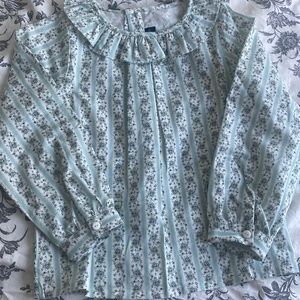 Floral Shirt, long sleeves, maison marelle (french brand),5y